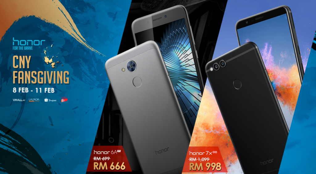 Celebrate Chinese New Year with discounts on the honor 7x and honor 6A Pro 1