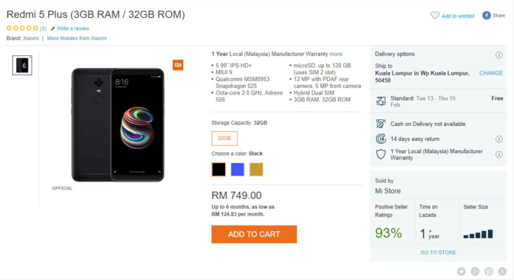 Xiaomi officially launches Redmi 5 and Redmi 5 Plus in Malaysia 2