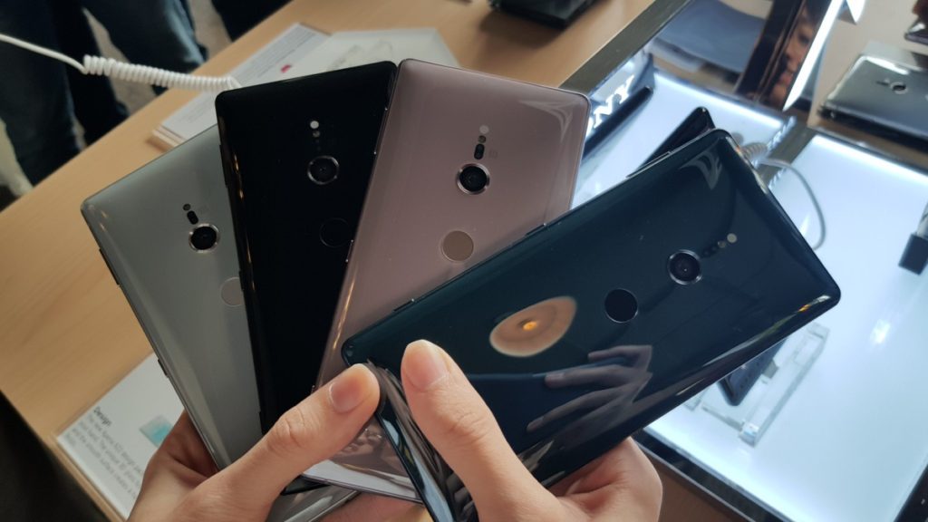 The XZ2 in all colour variants
