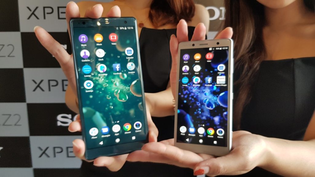 Xperia XZ2 and XZ2 Compact front