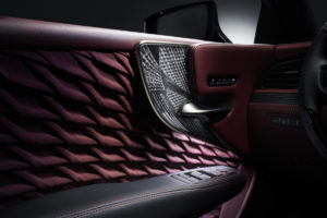 Lexus LS 500 - Kiriko Glass Ornamentation & Hand-Pleated Upholstery 3