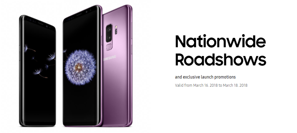 Samsung Galaxy S9 roadshow locations announced and superstar Park Bo Gum is coming to Malaysia 2