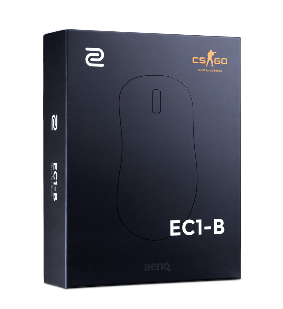 ZOWIE EC1-B CS:GO edition esports mouse packaging