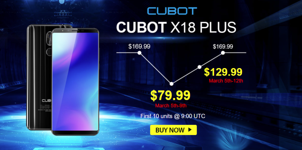 The Cubot X18 Plus with a fullview display and dual camera can be yours for RM507 2