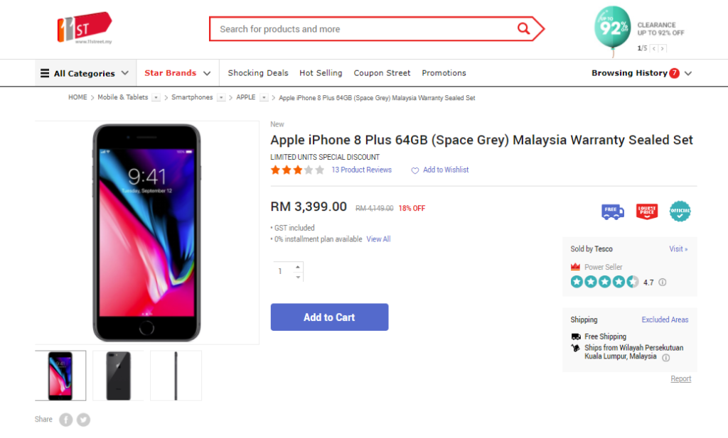You can buy the iPhone 8 Plus for a shocking RM1,100 off 2