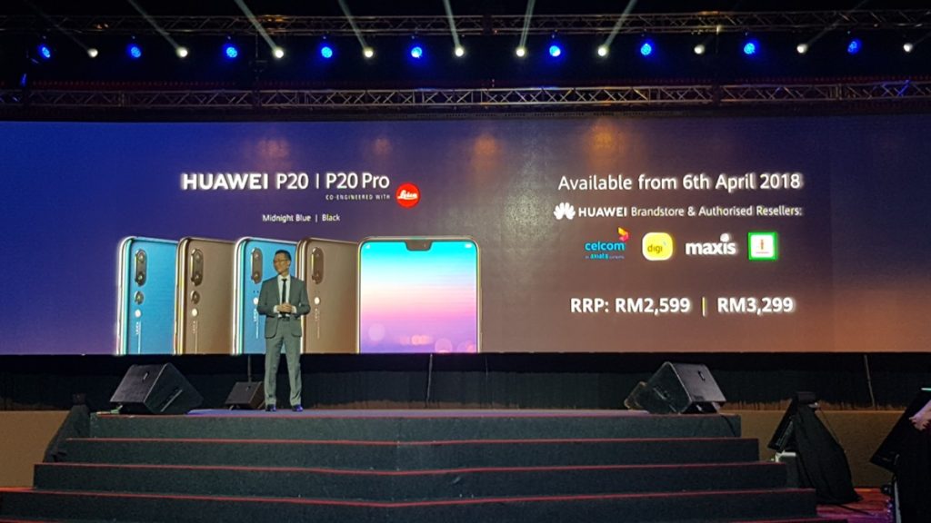 Huawei officially launches the P20 and P20 Pro in Malaysia at RM2,599 and RM3,299 2