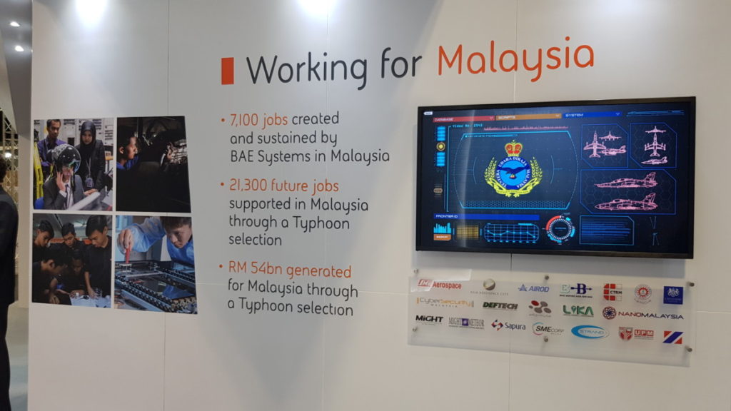International support for the Eurofighter Typhoon for Malaysia 3