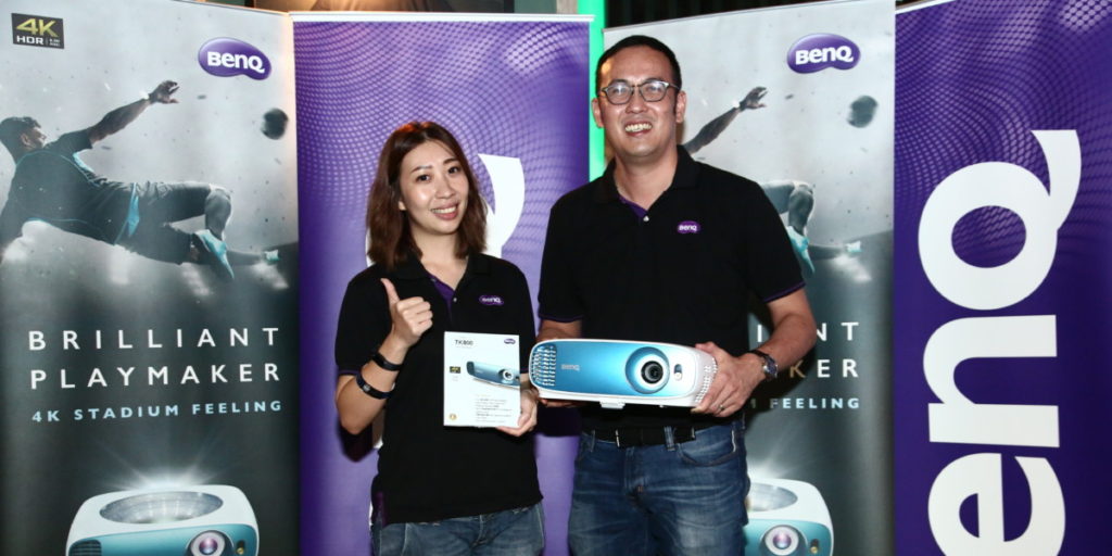 BenQ showcases the TK800 4K HDR projector in style with Thomas Cup live telecast 1