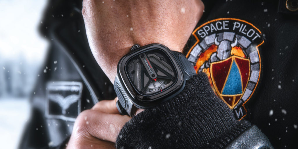 This SEVENFRIDAY M3/01 Spaceship timepiece is out of this world 15
