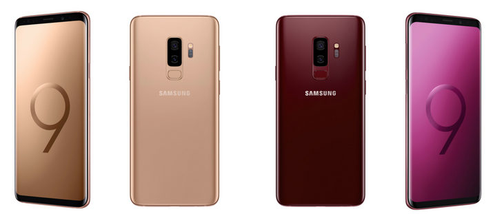 The Galaxy S9 and S9+ now come in an exquisite Sunrise Gold and Burgundy Red 18