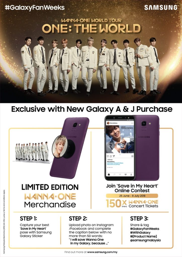 Catch K-pop band Wanna One when you buy a Samsung Galaxy A or J series phone 53