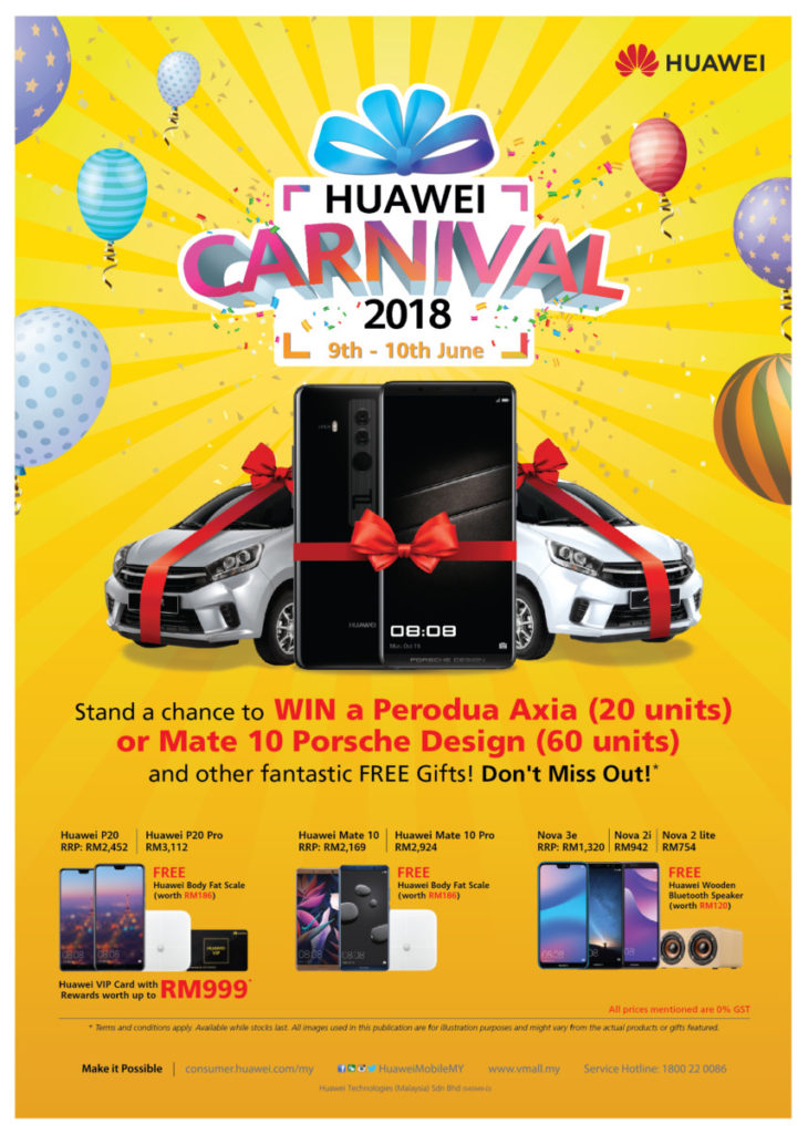 Upcoming Huawei Carnival to offer RM6 million in prizes and even cars up for grabs 1