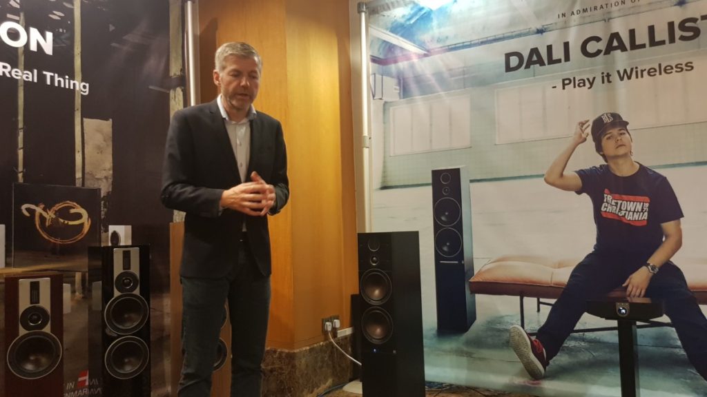 DALI product manager Lars Jorgensen sharing more about the DALI Callisto wireless speaker system
