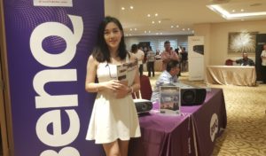 BenQ exhibits W1700 and TK800 4K HDR projectors at KL International AV show 2018 10