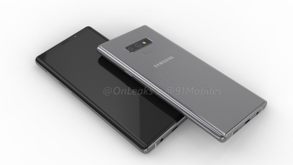 Leaked rendering for Galaxy Note9 reveals new colour scheme 2