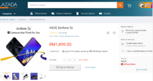 Lazada price leak 3