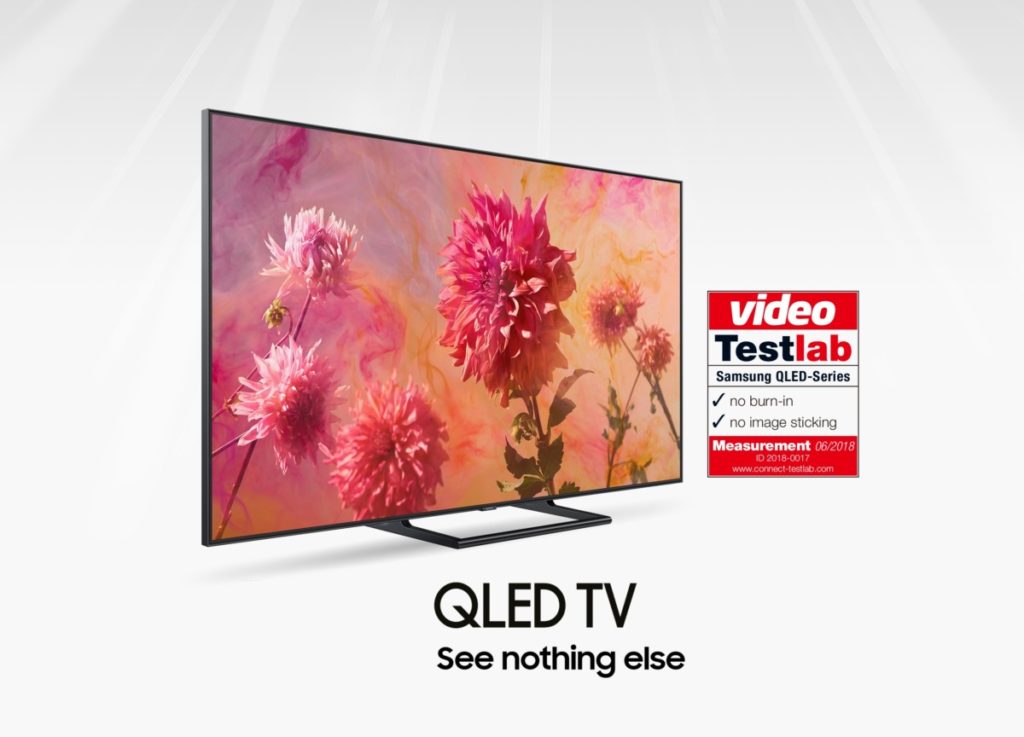 Testlab certifies that Samsung QLED TVs for 2018 have no burn-in 2