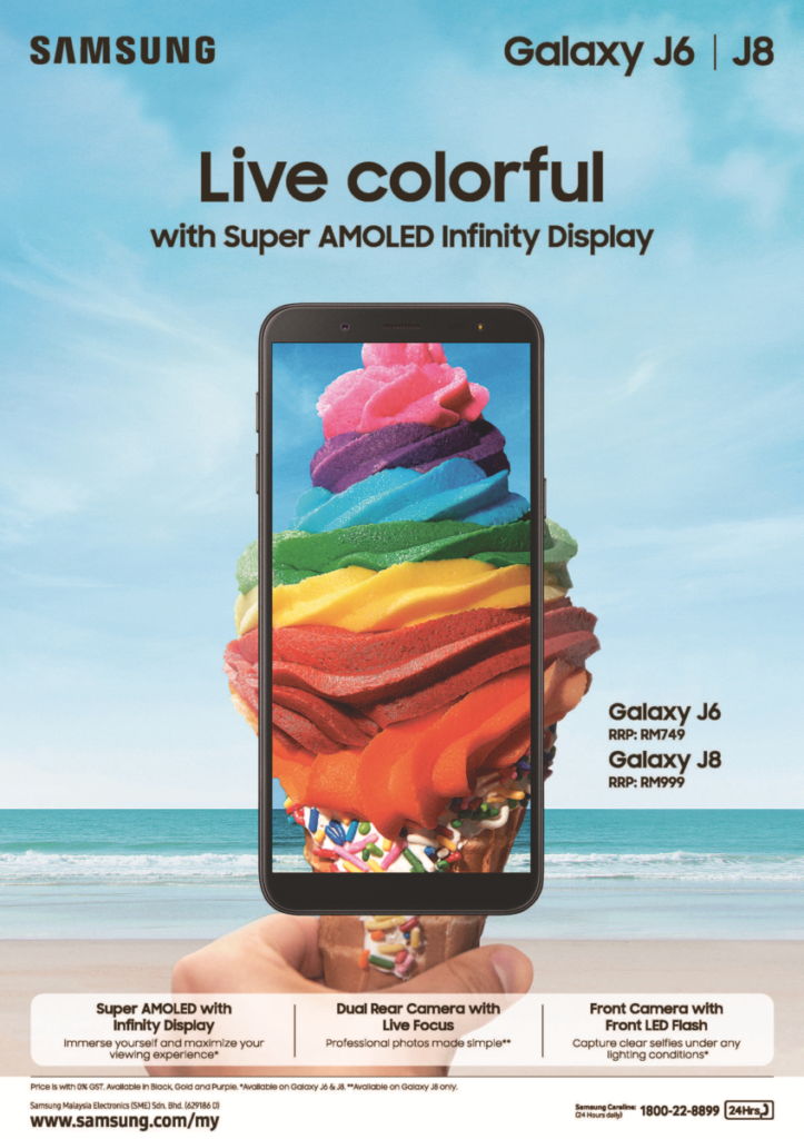 Samsung releases affordable Galaxy J8 and J6 phones with Infinity displays in Malaysia 1