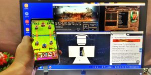 Entertainment and gaming are literally a big thing on the Galaxy Note9’s DeX mode 3