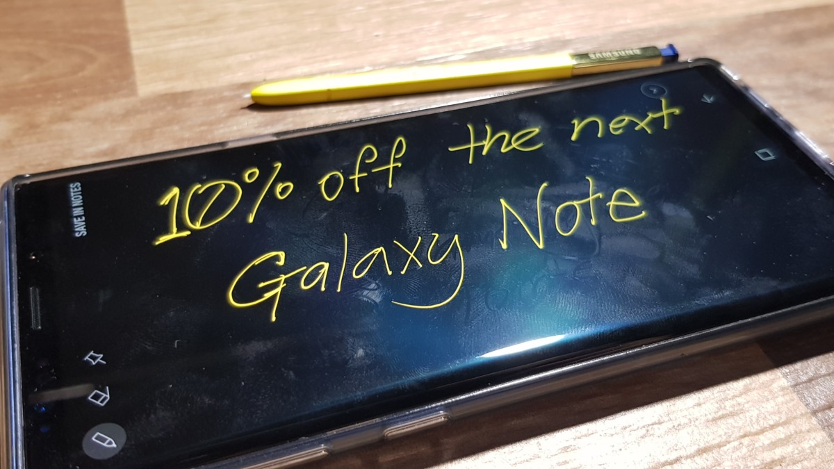 Samsung Yearly Upgrade Program gets you freebies galore with Galaxy Note9 purchase plus 10% off the next Galaxy Note 5