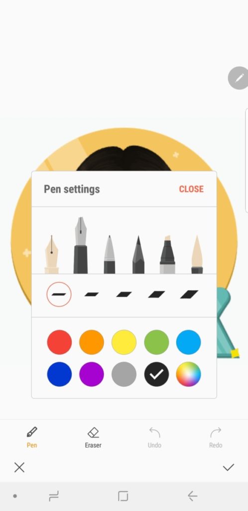 Find out how the Galaxy Note9's AR Emoji and S Pen can class up your messaging game 11