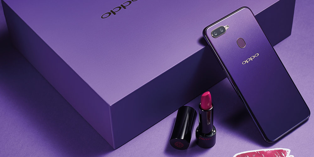 OPPO teams up with Shiseido to create the OPPO F9 Starry Purple limited edition gift box 1