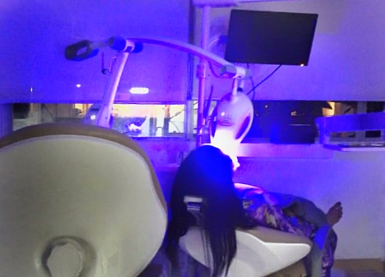 The We Smile Dental Clinic uses the latest teeth whitening techniques in a comfortable setting for patients.
