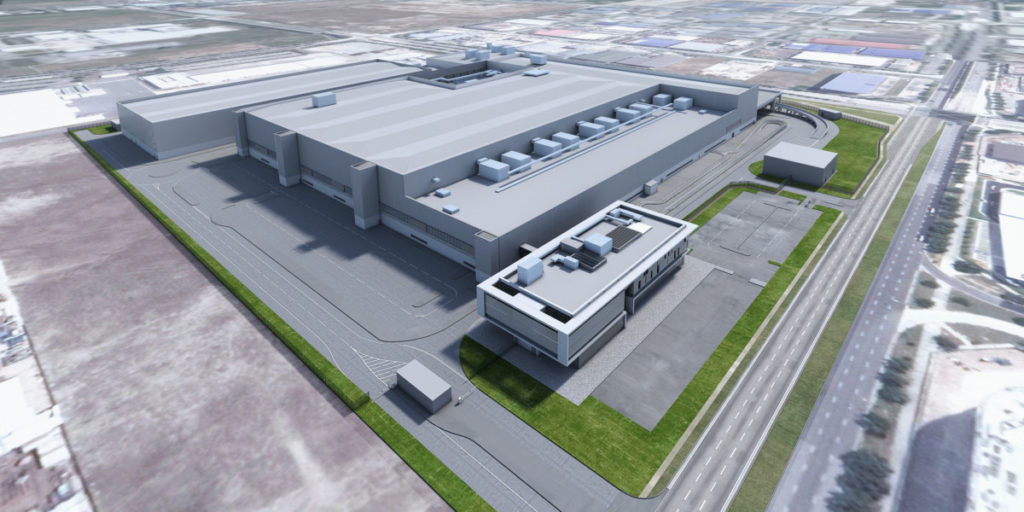 A render of the proposed Dyson Automotive Manufacturing Facility. Source: Dyson