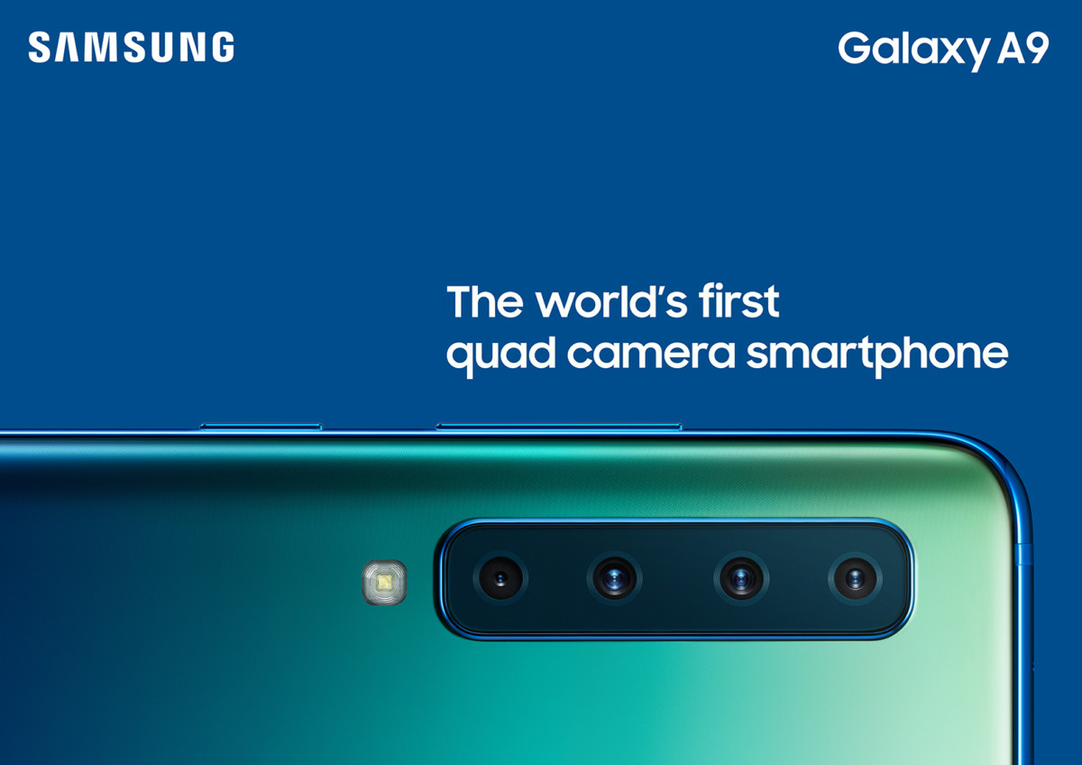 Samsung debuts the quad camera toting Galaxy A9 2