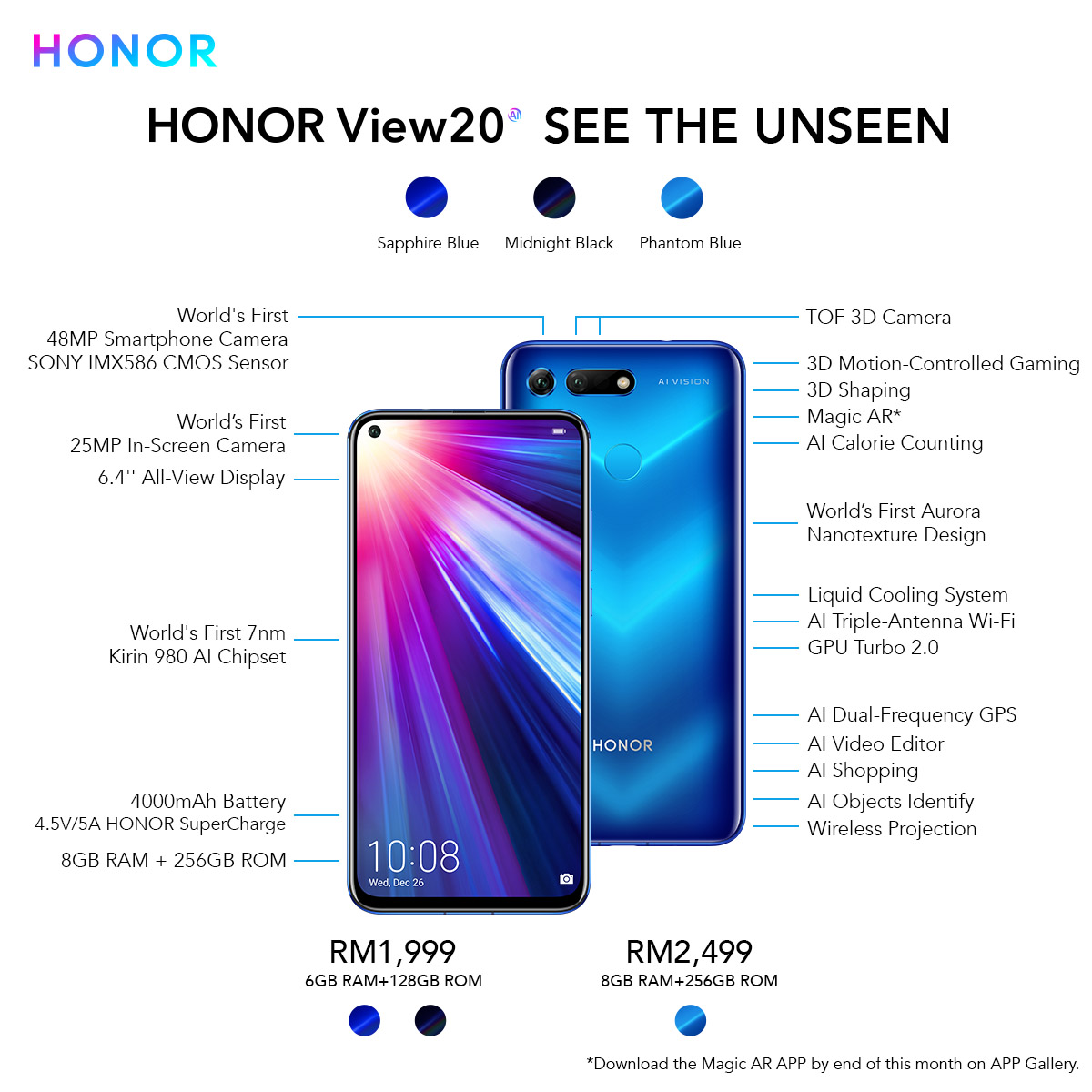 The uber powerful HONOR View20 priced at RM1,999 and coming to Malaysia 6
