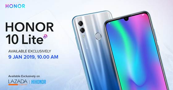 HONOR 10 Lite phone will be a Lazada exclusive at launch 3