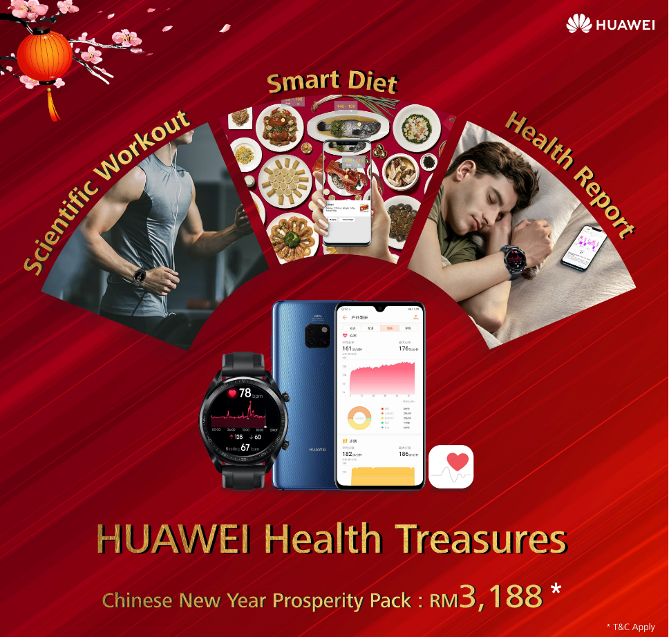 Huawei Mate 20 repriced to RM2,399, nova 3i to RM999 plus Huawei Health Treasures promo bundle debuts 3