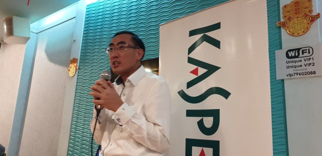 Yeo Siang Tiong, General Manager at Kaspersky Lab Southeast Asia