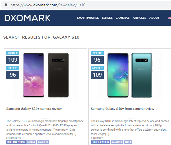 Samsung Galaxy S10+ scores pole position in DxOMark selfie camera test 3