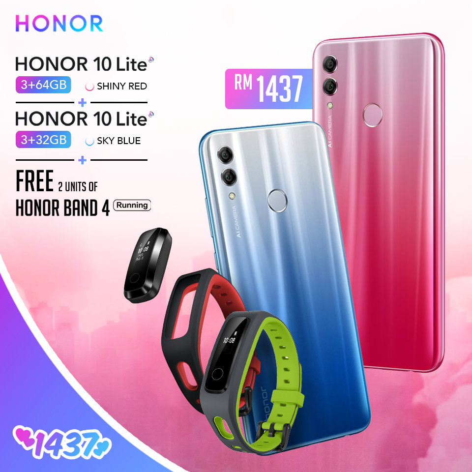 HONOR Valentine’s Day HONOR 10 Lite bundle offers a sweet deal for RM1,437 2