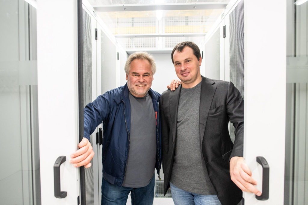 Left: Mr. Eugene Kaspersky, CEO at Kaspersky Lab and Mr. Alexander Moiseev, CBO of Kaspersky Lab.