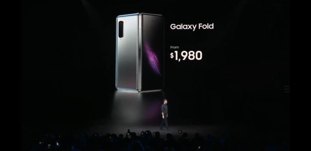 Samsung officially reveals the foldable Galaxy Fold 5