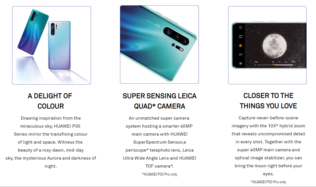 Huawei P30 and Huawei P30 Pro revealed ahead of global launch 5