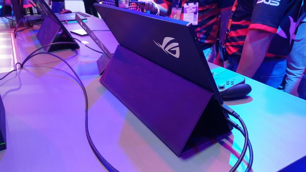 Asus ROG Strix XG17 240Hz portable gaming monitor showcased at Computex 2019 3