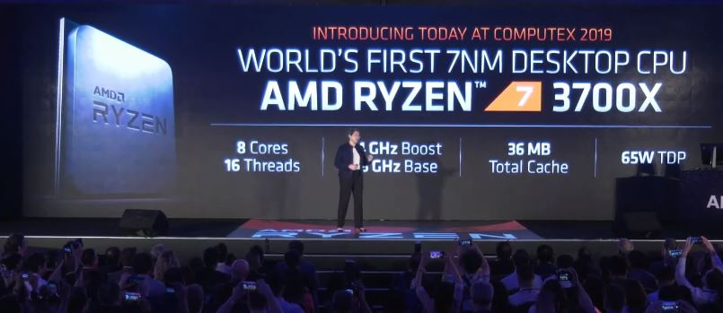 AMD reveals their third generation Ryzen processors at Computex 2019 2