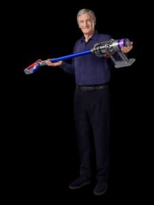 James Dyson holding Dyson V11 Black BG 3