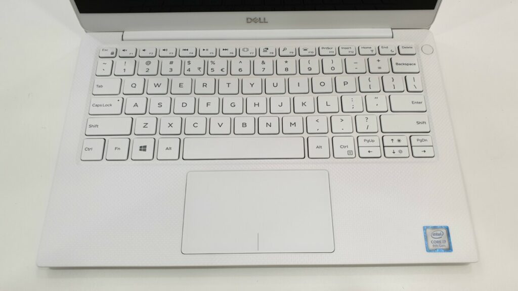 Dell XPS 13 9380 keyboard