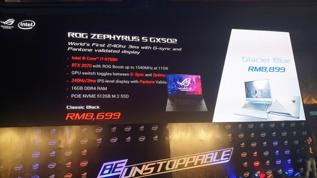 ASUS ROG Be Unstoppable campaign debuts Strix & Zephyrus gaming notebooks in Glacier Blue and Huracan G21 3