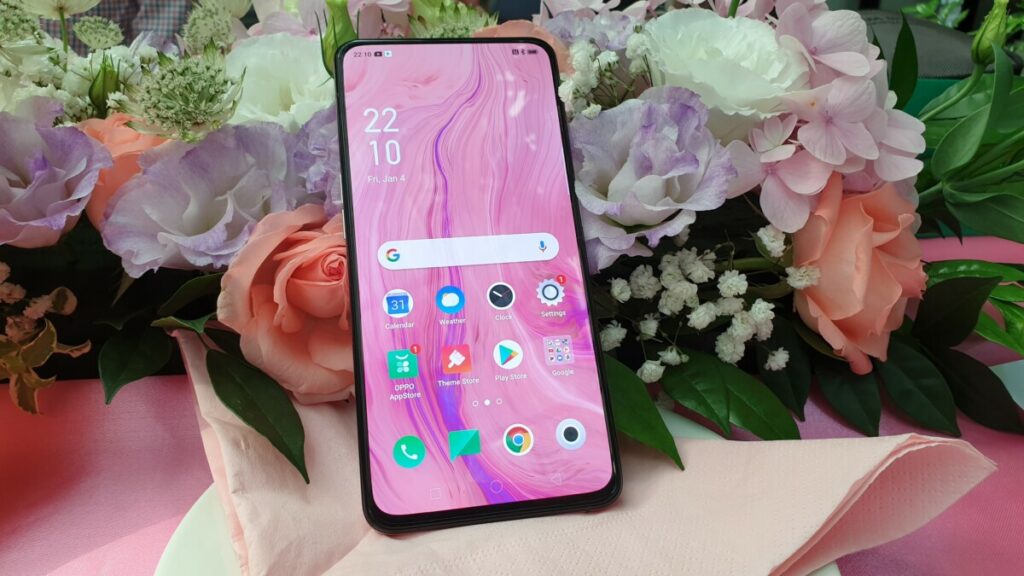 OPPO Reno Sunset Rose front