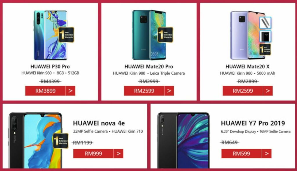 Huawei Carnival 2019 promos