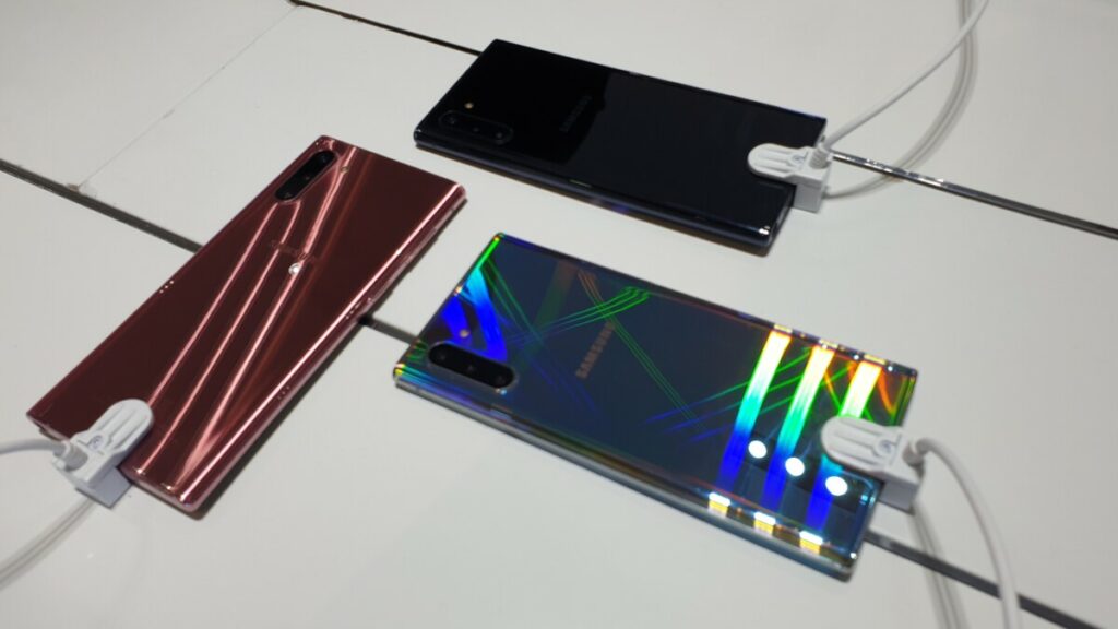 Colour choices for the Galaxy Note 10 in Malaysia