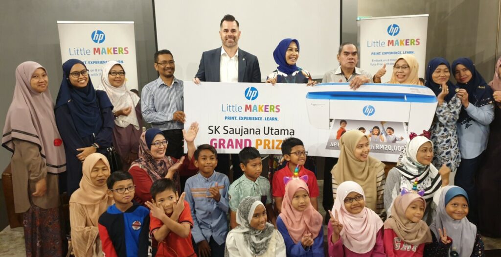 HP Little Makers Challenge won by SK Saujana Utama 3