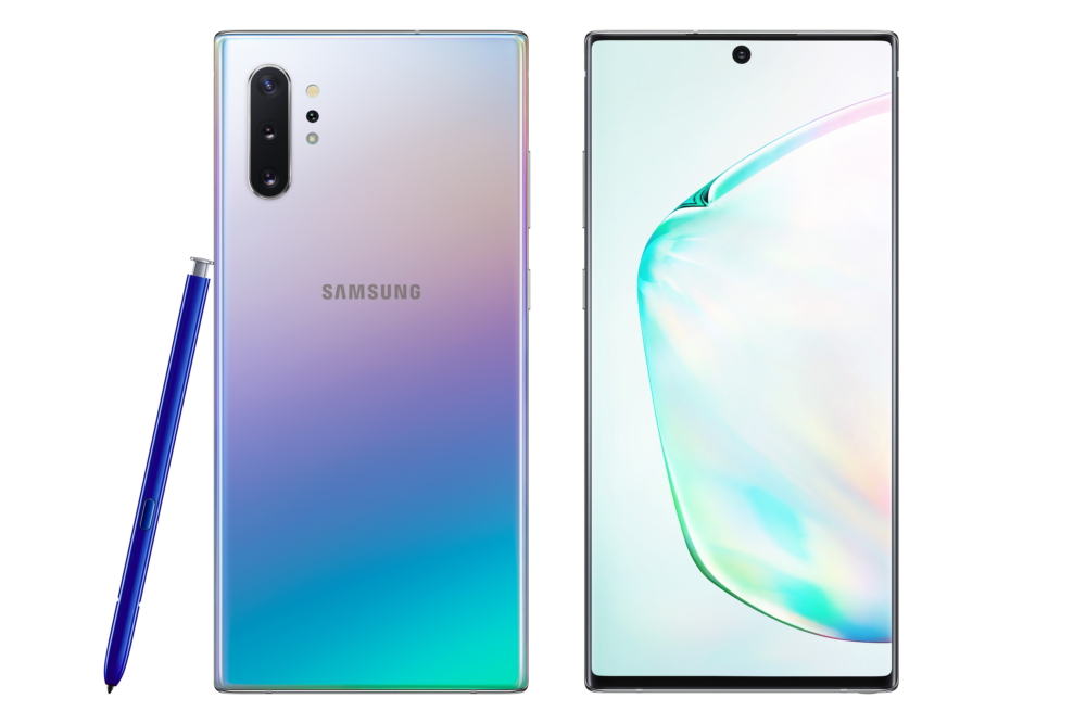 Galaxy Note 10+ front and rear