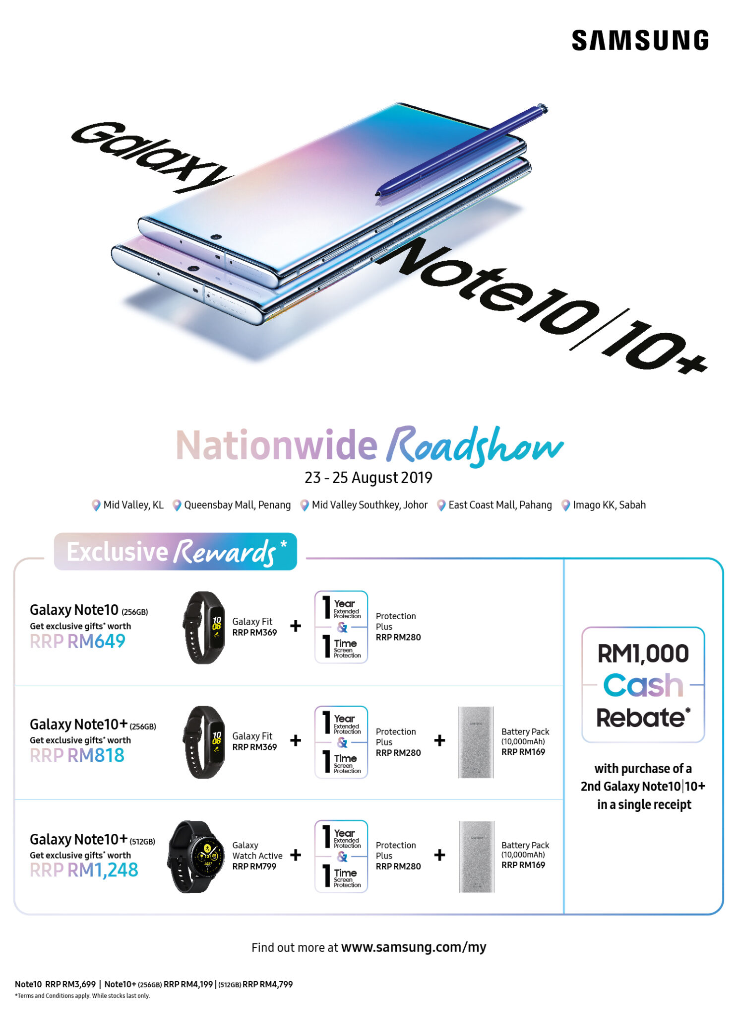 Galaxy Note 10 roadshow