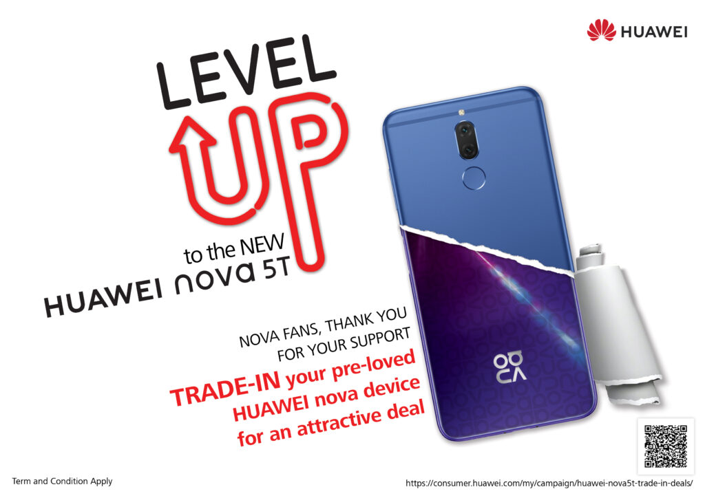 Huawei nova 5T level up programme